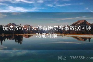 玩法教程-开云体育历史赛事数据回顾功能详解
