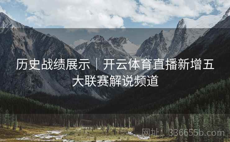 历史战绩展示｜开云体育直播新增五大联赛解说频道
