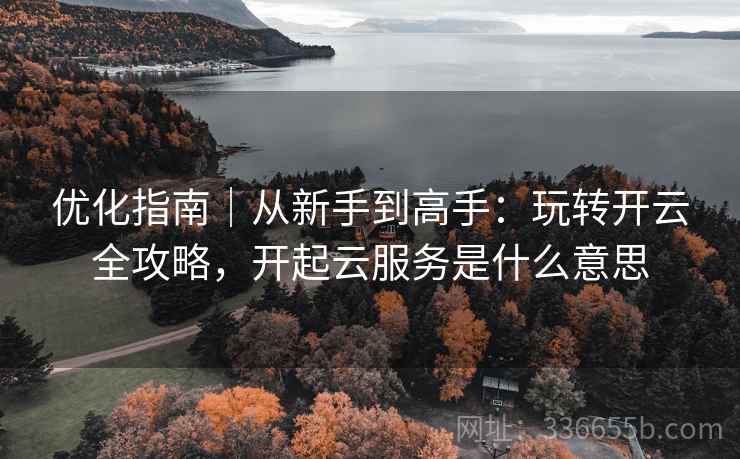 优化指南｜从新手到高手：玩转开云全攻略，开起云服务是什么意思